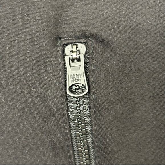 DKNY Black Sport Track Jacket Black Medium - Picture 3 of 8